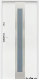 MAßGEFERTIGTE AUßENTÜR W11 80/90 WEIß ANTHRAZIT
