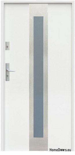 MAßGEFERTIGTE AUßENTÜR W11 80/90 WEIß ANTHRAZIT