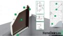 TECHNISCHE AUßENTÜREN 40mm 60/70/80/90/100/110 5 Farben