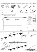 SCHIEBESYSTEM 200 cm, PRODUKT PL, VON DER STANGE
