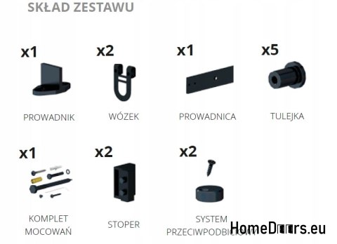Schiebetürsystem TEMIDA Loft Produkt PL Schiebetürsystem TEMIDA Loft Produkt PL