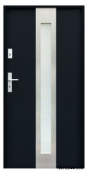 MAßGEFERTIGTE AUßENTÜREN W11 80 SCHWARZ, SCHAUMSTOFF
