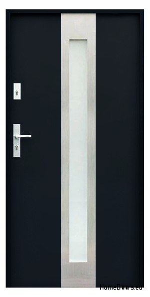 MAßGEFERTIGTE AUßENTÜREN W11 80 SCHWARZ, SCHAUMSTOFF