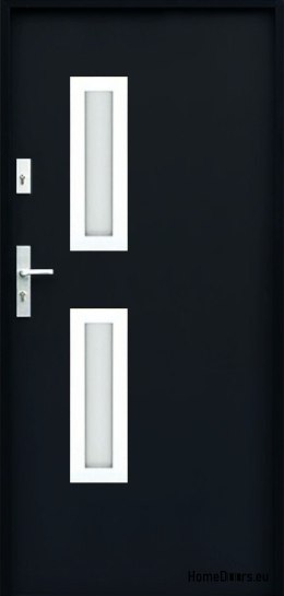 MAßGEFERTIGTE AUßENTÜREN W17 70 P SCHWARZ, SCHAUMSTOFF
