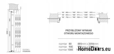 POLNISCHE Außentüren 55mm LAK Bulaj 80, 90.100 POLNISCHE Außentüren 55mm LAK Bulaj 80, 90.100