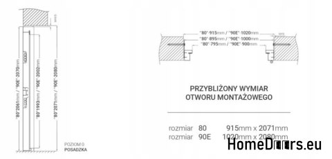 EINGANGSTÜR 56mm JUPITER COMO 90 EINGANGSTÜR 56mm JUPITER COMO 90