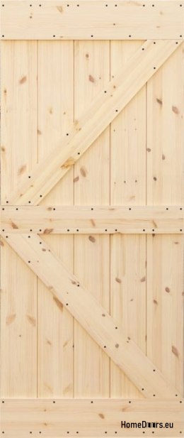 HÖLZERNE SCHLIESSTÜREN AUS ZIRBENHOLZ LOFT RUSTIKAL K 90