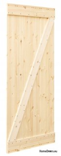 HOLZ KIEFER SCHIEBETÜR LOFT RUSTIKAL Z 70