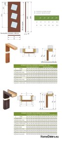 Innentüren für Badezimmer BORNEO 1 Glas 90