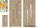Badezimmertüren mit Glas für WC CELEBES 60