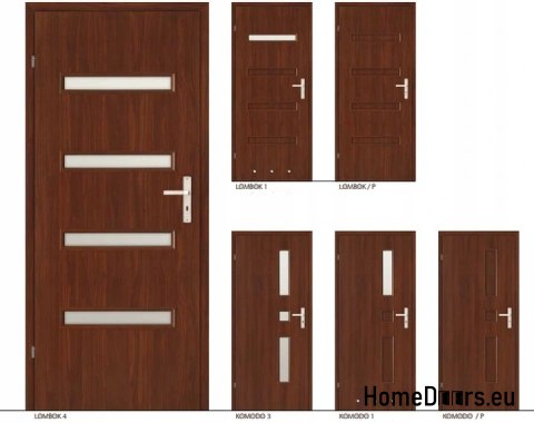 Innentüren für WC Badezimmer mit Glas LOMBOK 80 Innentüren für WC Badezimmer mit Glas LOMBOK 80