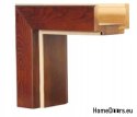 Verstellbarer Rahmen aus lackiertem Kiefernholz 270-290
