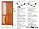 Verstellbarer Rahmen aus lackiertem Kiefernholz 270-290