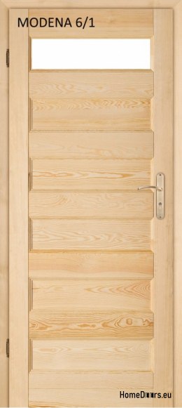 Badezimmertür aus Holz aus Kiefer MODENA 60/70/80/90