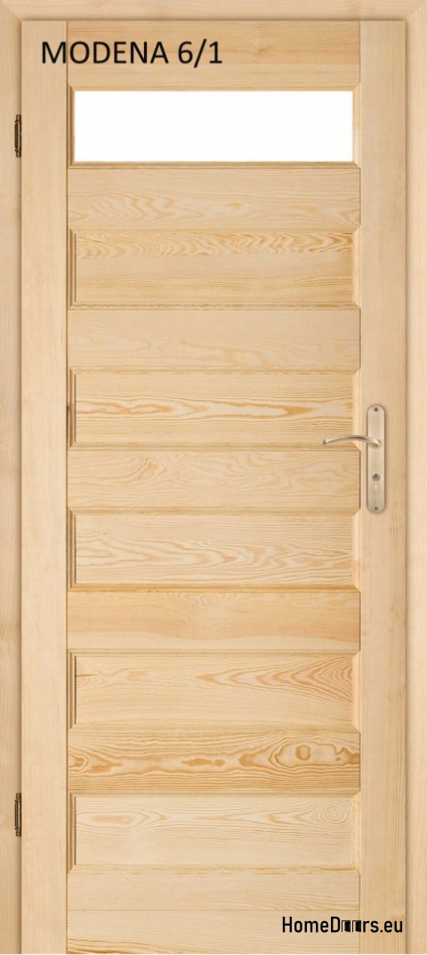 Badezimmertür aus Holz aus Kiefer MODENA 60/70/80/90 Badezimmertür aus Holz aus Kiefer MODENA 60/70/80/90
