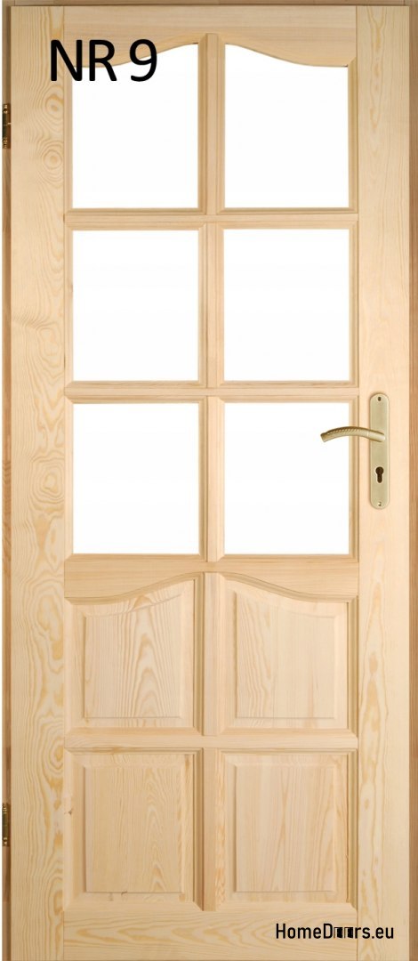 Innentüren aus Holz-Kiefernholz Nr. 10 60/70/80/90 Innentüren aus Holz-Kiefernholz Nr. 10 60/70/80/90