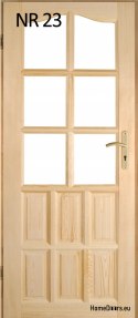 Innentüren aus Holz-Kiefernholz Nr. 10 60/70/80/90