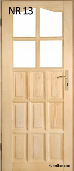 Innentüren aus Holz aus Kiefernholz Nr. 13 60/70/80/90