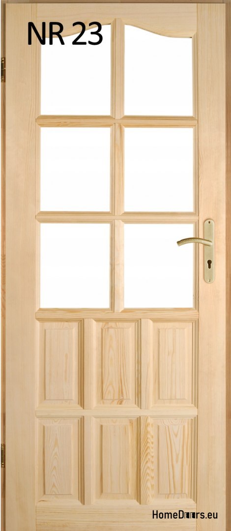 Innentüren aus Holz-Kiefernholz Nr. 23 60/70/80/90 Innentüren aus Holz-Kiefernholz Nr. 23 60/70/80/90