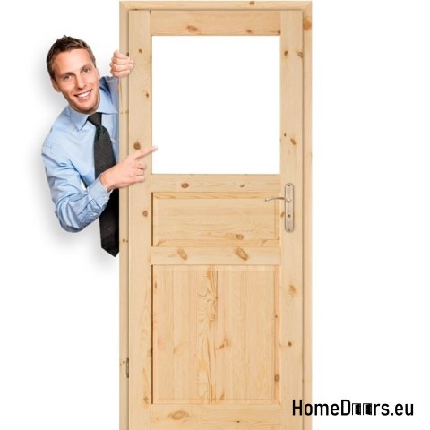 Tür zur Toilette Badezimmer Kiefernknoten HARNAŚ 60/70/80/90