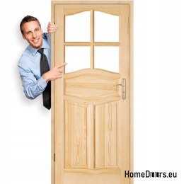Tür zur Toilette Badezimmer knotenlose Kiefer DELFIN 60/70/80/90