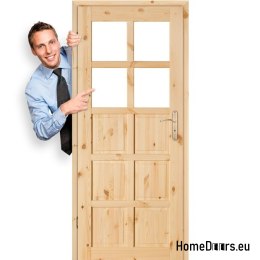 Tür zum Badezimmer WC geknotetes Holz BACA 60/70/80/90