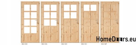 Tür zum Badezimmer WC geknotetes Holz BACA 60/70/80/90 Tür zum Badezimmer WC geknotetes Holz BACA 60/70/80/90