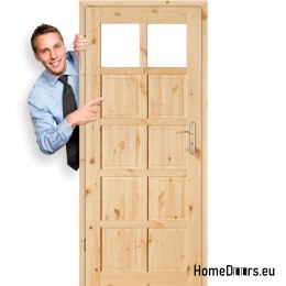Tür zum Badezimmer WC geknotetes Holz BACA 60/70/80/90