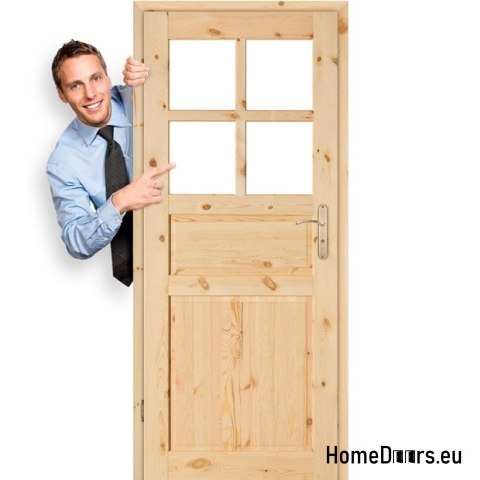 Tür zum Zimmer Holz roh HARNAŚ 60/70/80/90 Tür zum Zimmer Holz roh HARNAŚ 60/70/80/90