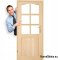 Tür zu Zimmer Kiefer Holz LONDON 60/70/80/90