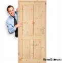 Tür zu Zimmer Kieferngeknotetes Holz GAZDA 60/70/80/90