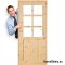 Zimmertür Knopfholz Juhas 60/70/80/90
