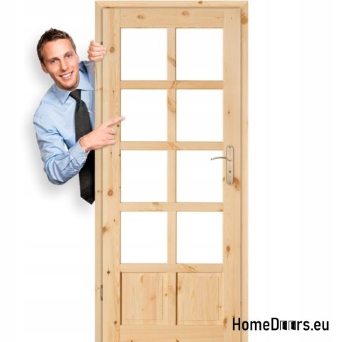 Zimmertür Kiefer geknüpft roh BACA 60/70/80/90 Zimmertür Kiefer geknüpft roh BACA 60/70/80/90