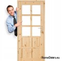 Zimmertür Kiefer geknüpft roh BACA 60/70/80/90
