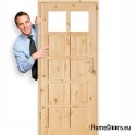 Zimmertür Kiefer geknüpft roh BACA 60/70/80/90