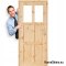 Türen für WC Kieferngeknotetes Holz GAZDA 60/70/80/90