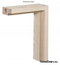 Türen für WC Kieferngeknotetes Holz GAZDA 60/70/80/90