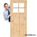 Türen für WC Kieferngeknotetes Holz GAZDA 60/70/80/90