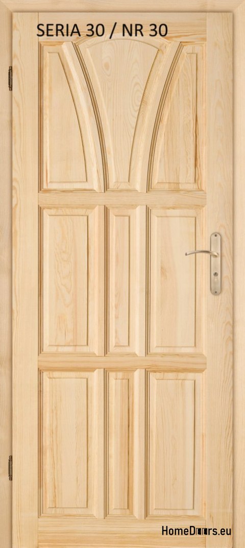 Knotenlose Kieferntüren SERIE 30 Nr. 30 60/70/80/90