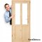 Tür zu Zimmer Kieferngeknotetes Holz GAZDA 60/70/80/90