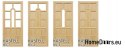 Zimmertür aus Holz 60/70/80/90 Rahmen STOLGEN KS1