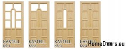 Rohholztüren 60/70/80/90 mit Rahmen STOLGEN KS3