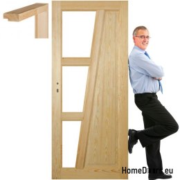 Rohholztüren mit Rahmen STOLGEN TK4 60/70/80/90