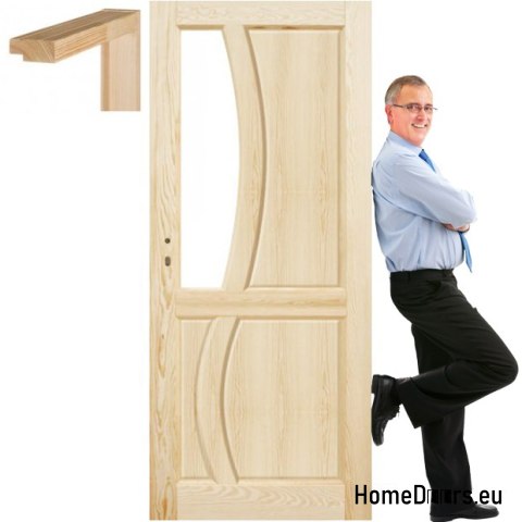 Rohholztüren mit Rahmen STOLGEN RN2 60/70/80/90