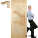 Rohe Kieferntüren mit Rahmen STOLGEN PS1 60/70/80/90