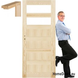 Kieferntürrahmen im Badezimmer STOLGEN NV3 60/70/80/90