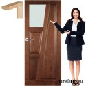 Holztüren mit Rahmenfarbe Glas TK2 90