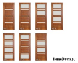 Holztüren mit Glasrahmenlack TO4 90