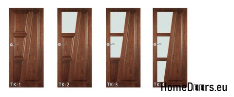 Holzflügel mit Rahmenfarbe Glas TK2 80 Holzflügel mit Rahmenfarbe Glas TK2 80