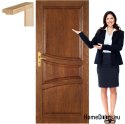 Holztürrahmen Volllack SL1 80